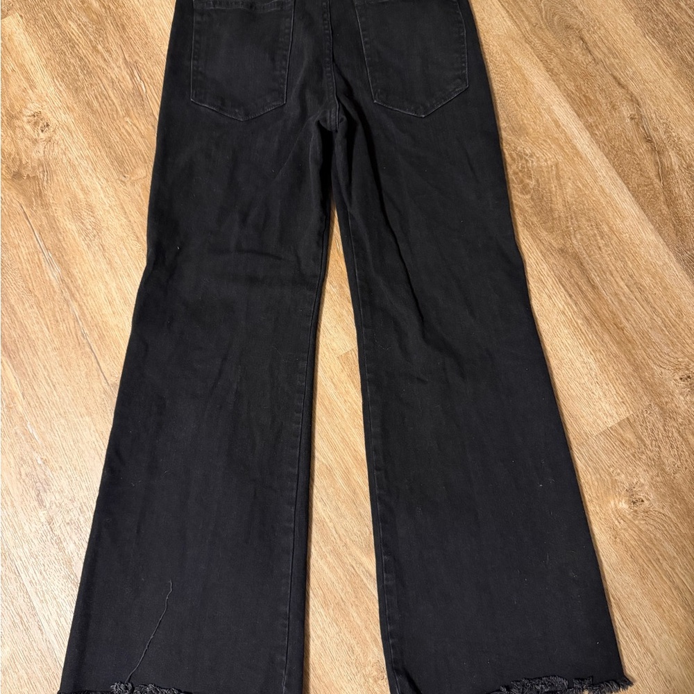 ASKK NY Black Wide Leg Jeans